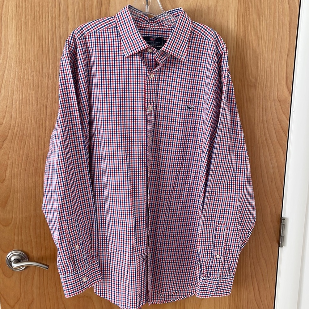 Vineyard Vines Classic Fit Whale Shirt XL